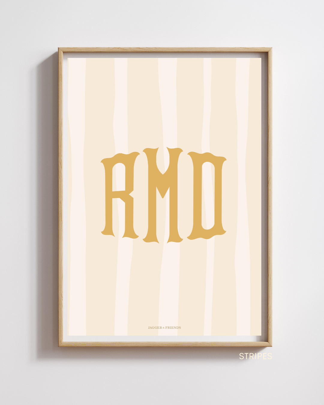 Heritage Monogram Poster - Sunshine