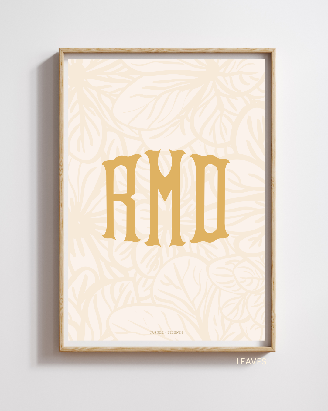 Heritage Monogram Poster - Sunshine