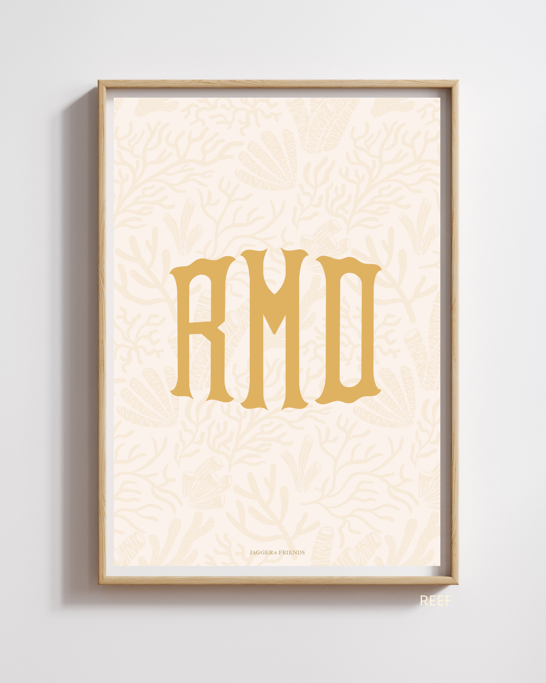 Heritage Monogram Poster - Sunshine