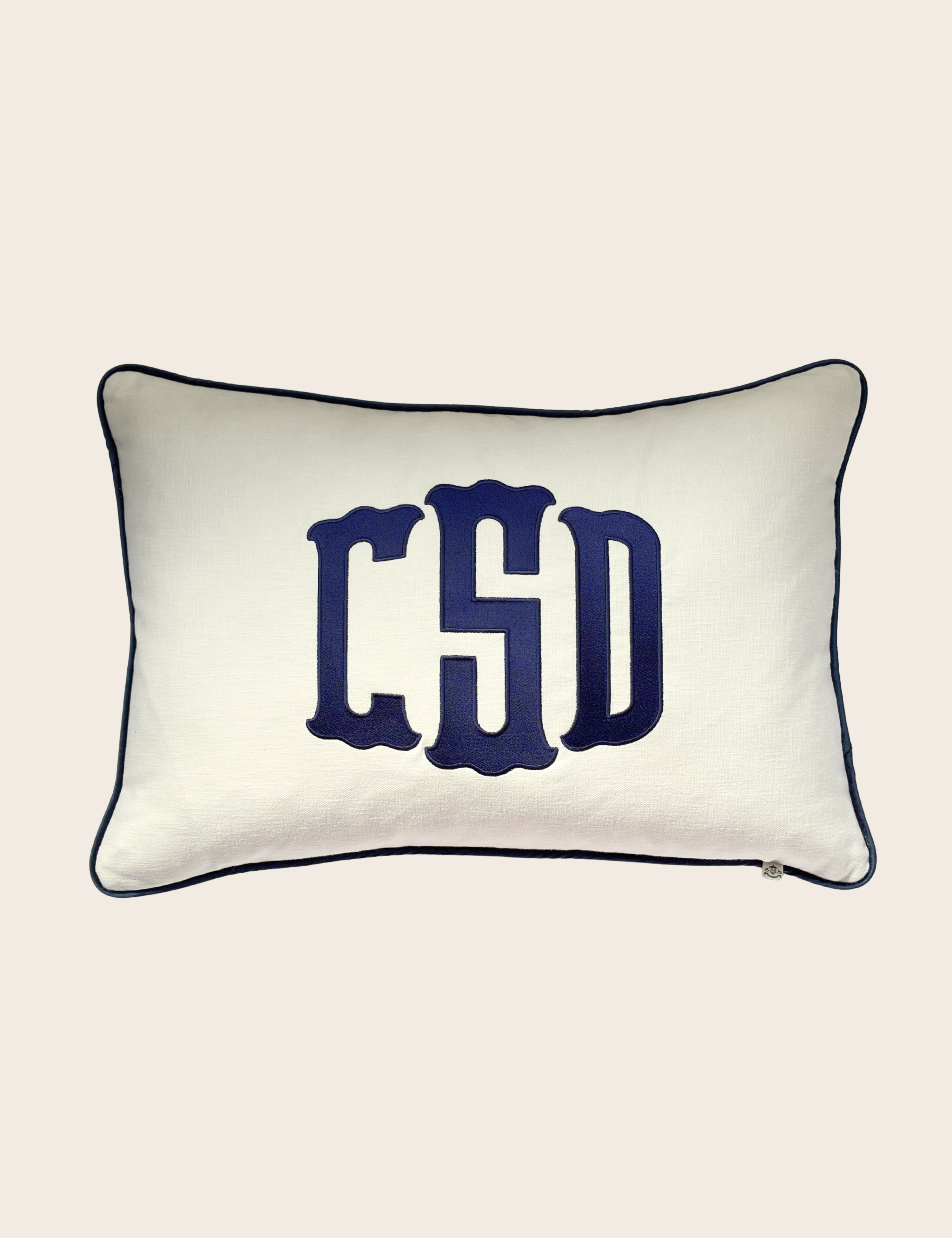 Heritage Monogram Cushion, Royale