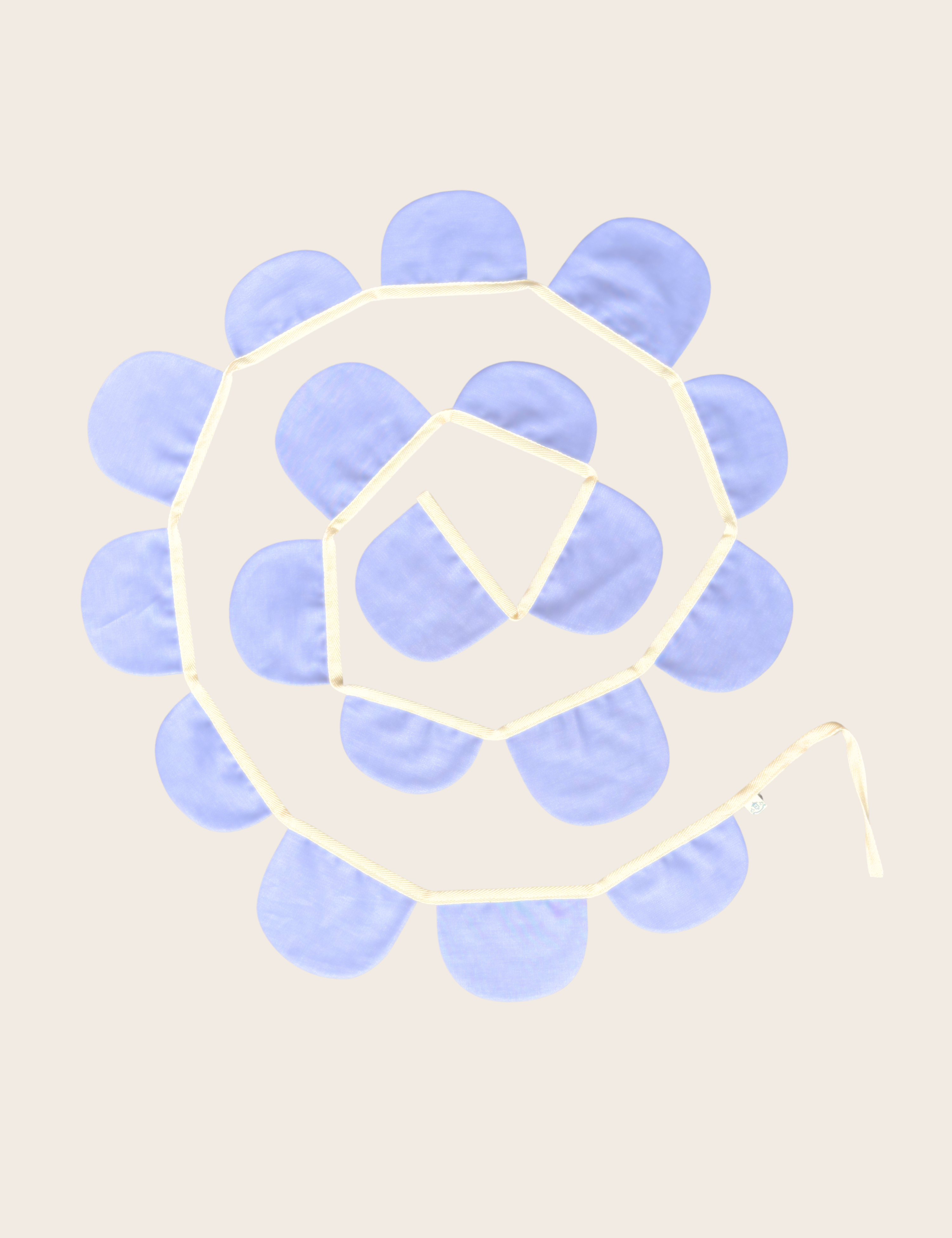 Scallop Garland - Periwinkle