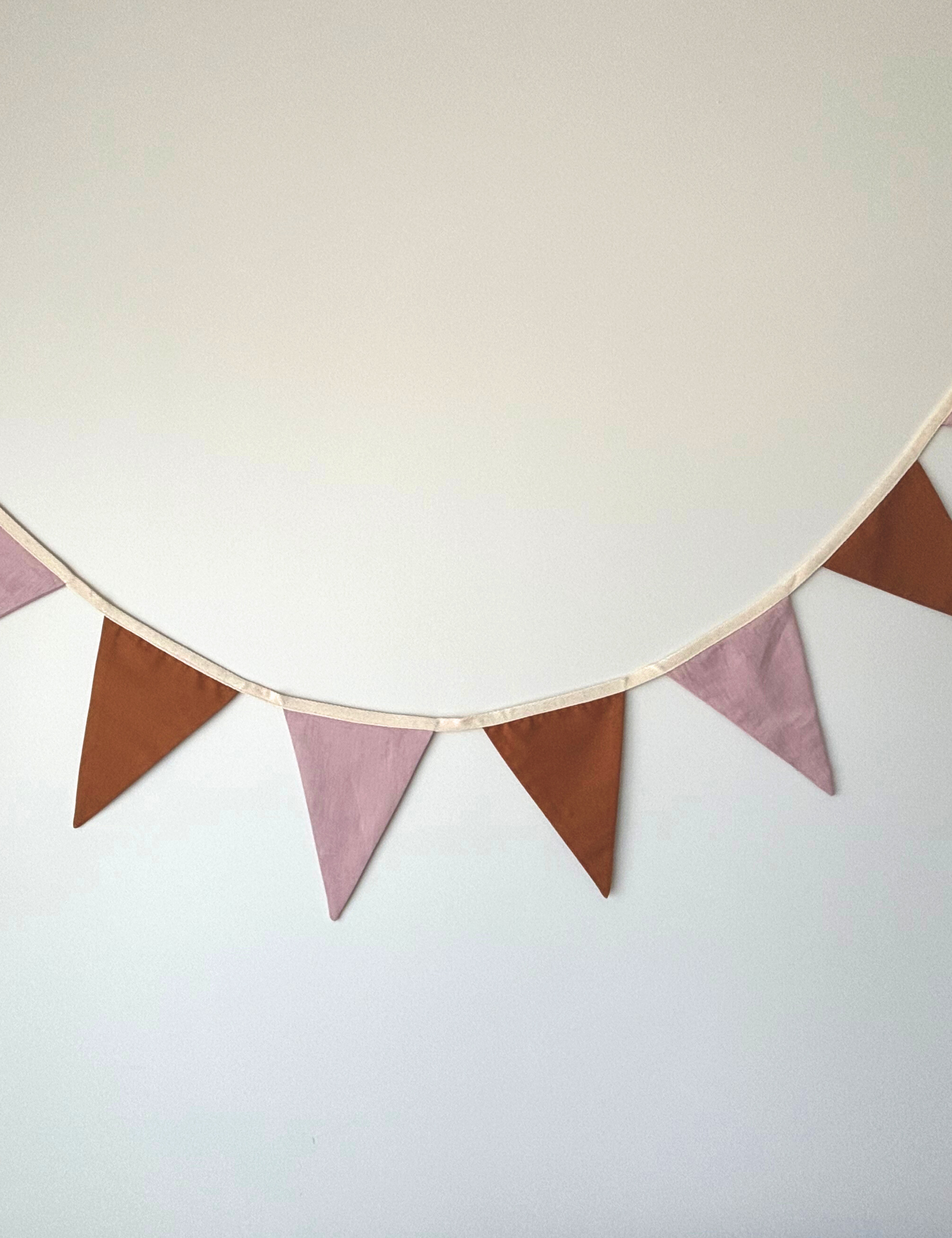 Classic Flag Garland - Marshmallow & Toasted Cinnamon
