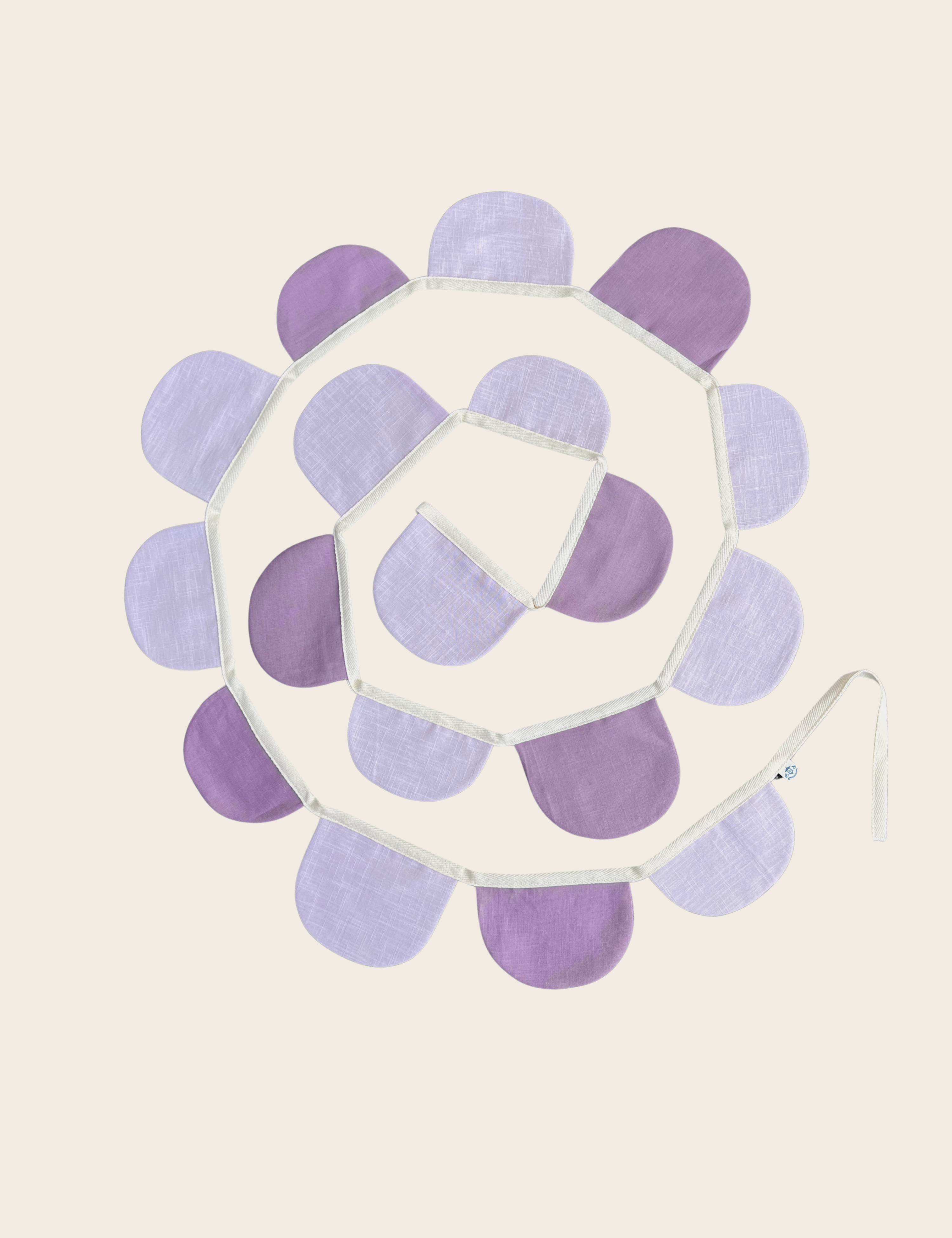 Scallop Garland - Wildflower