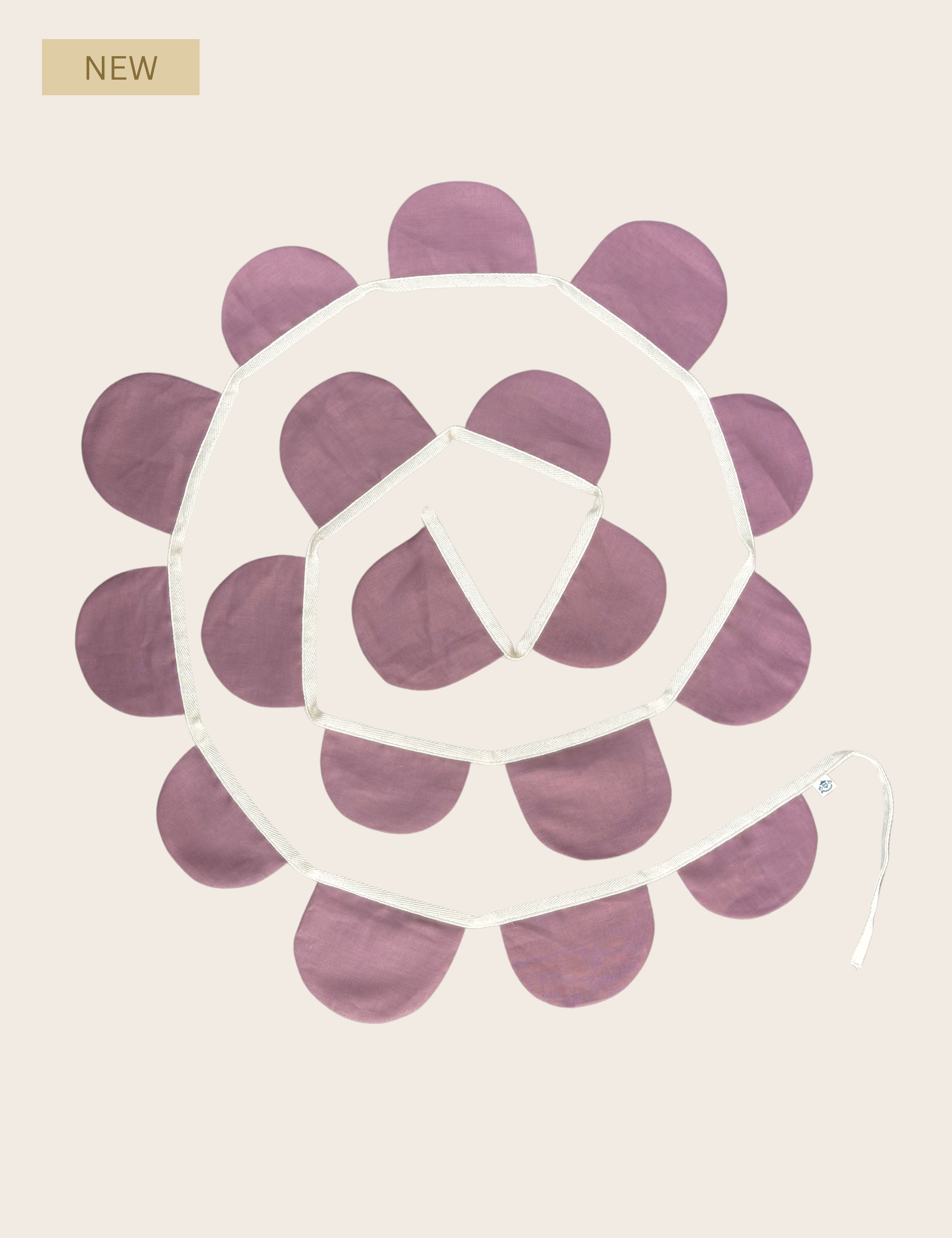 Scallop Garland - Orchid